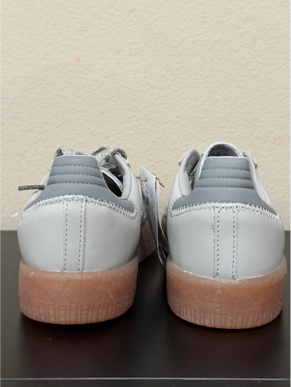 Size 10 - Adidas Women’s Sambae “Grey White” - Picture 5 of 6